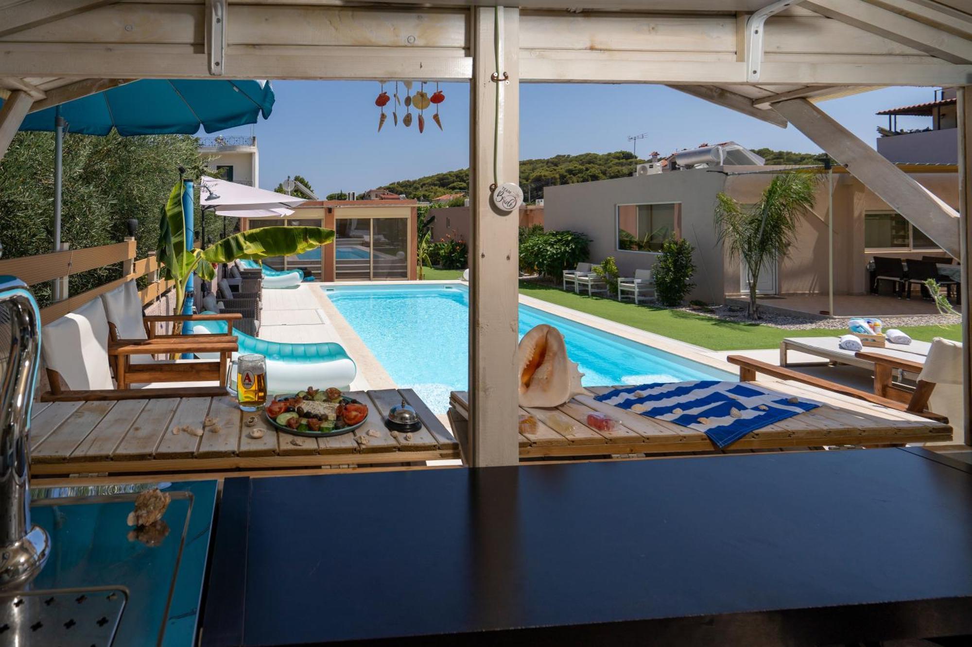 Modular Bungalows With Heated Pool Artemis Greece Kültér fotó