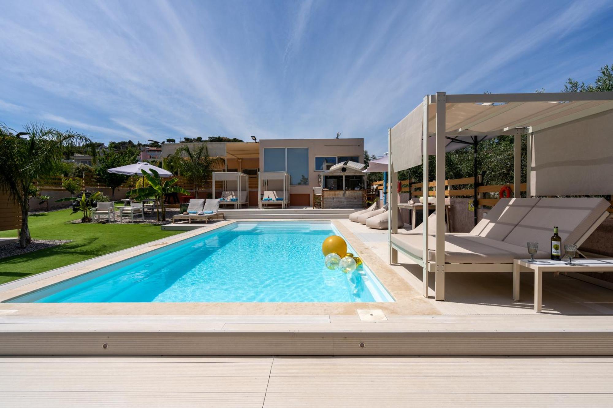 Modular Bungalows With Heated Pool Artemis Greece Kültér fotó