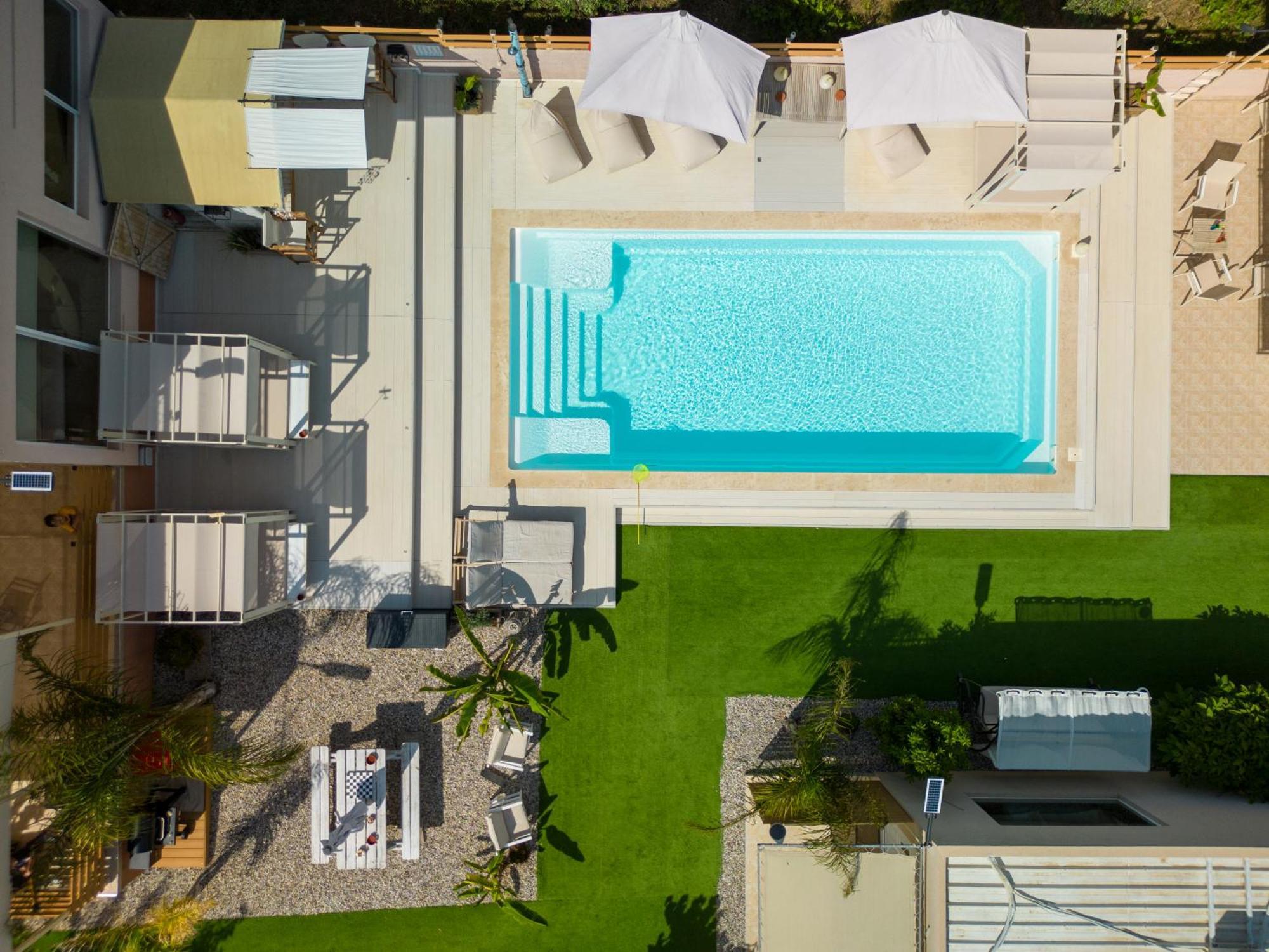 Modular Bungalows With Heated Pool Artemis Greece Kültér fotó