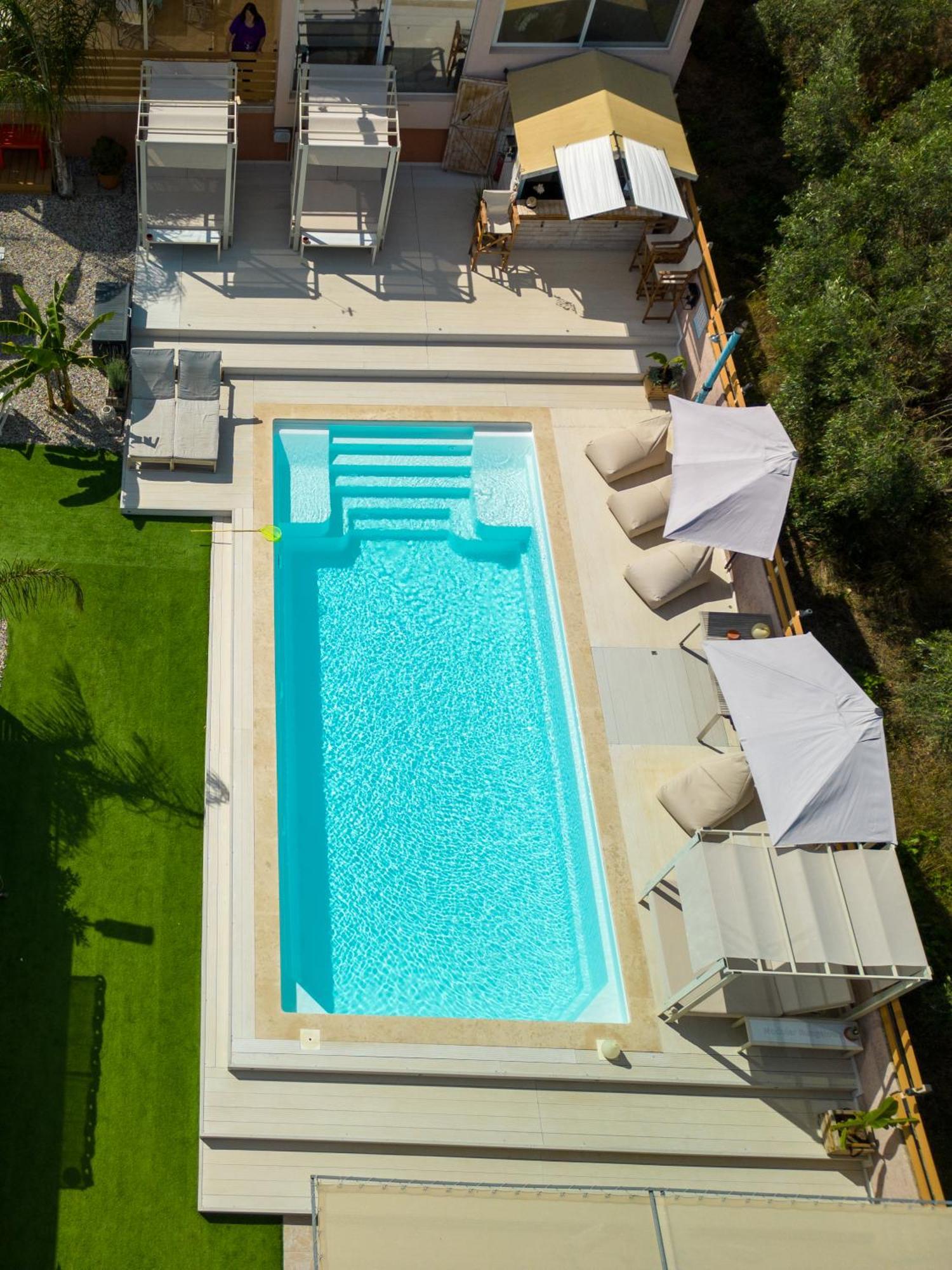 Modular Bungalows With Heated Pool Artemis Greece Kültér fotó